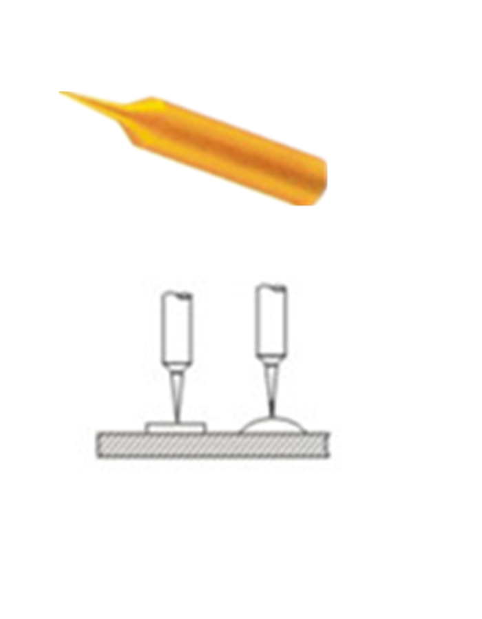探針頭型、測(cè)試探針探針頭、探針頭部形狀、頂針頭